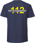 Preview: Rettungsdienst 112 T-Shirt Navy mit Reflektion